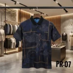 Printed Polo Combo Offer - PR-07 - Blue Mandala Patch